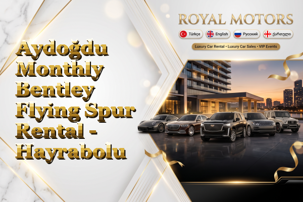 Aydoğdu Monthly Bentley Flying Spur Rental - Hayrabolu