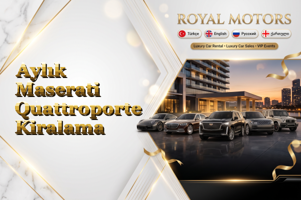 Aylık Maserati Quattroporte Kiralama