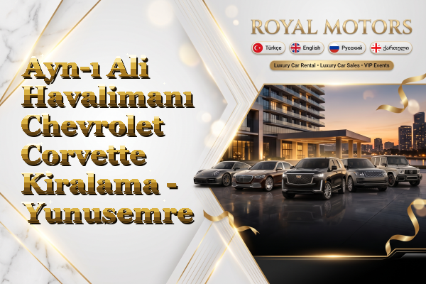 Ayn-ı Ali Havalimanı Chevrolet Corvette Kiralama - Yunusemre
