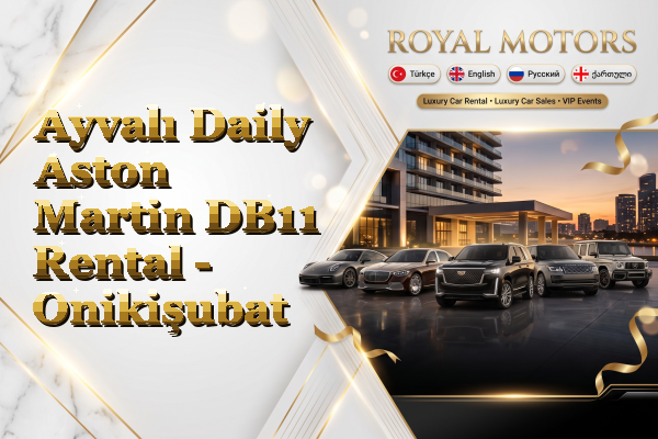 Ayvalı Daily Aston Martin DB11 Rental - Onikişubat