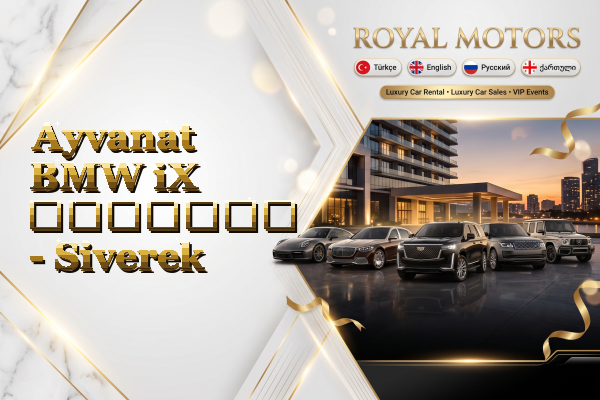Ayvanat BMW iX გაყიდვა - Siverek