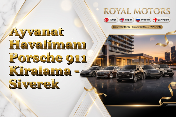 Ayvanat Havalimanı Porsche 911 Kiralama - Siverek