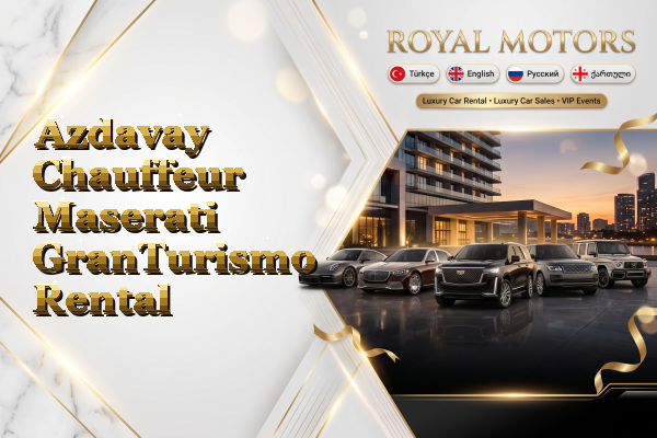 Azdavay Chauffeur Maserati GranTurismo Rental