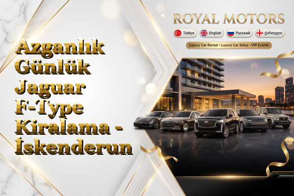 Azganlık Günlük Jaguar F-Type Kiralama - İskenderun