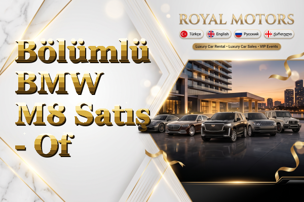 Bölümlü BMW M8 Satış - Of