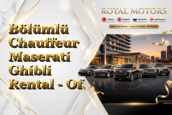 Bölümlü Chauffeur Maserati Ghibli Rental - Of
