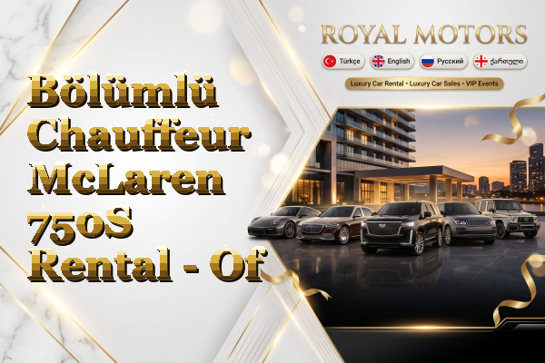 Bölümlü Chauffeur McLaren 750S Rental - Of