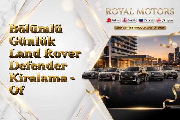 Bölümlü Günlük Land Rover Defender Kiralama - Of