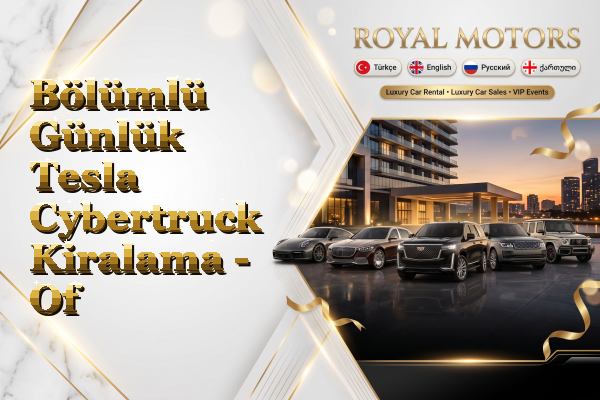 Bölümlü Günlük Tesla Cybertruck Kiralama - Of