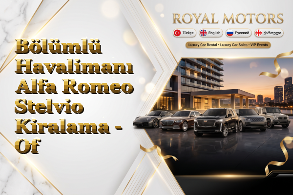Bölümlü Havalimanı Alfa Romeo Stelvio Kiralama - Of