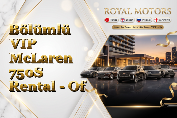 Bölümlü VIP McLaren 750S Rental - Of
