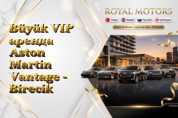 Büyük VIP аренда Aston Martin Vantage - Birecik
