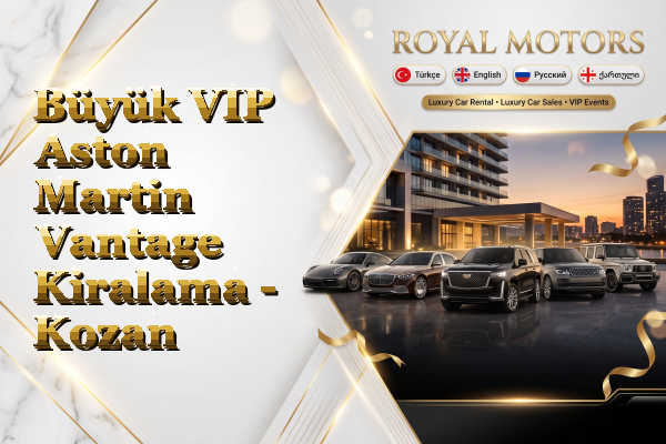 Büyük VIP Aston Martin Vantage Kiralama - Kozan