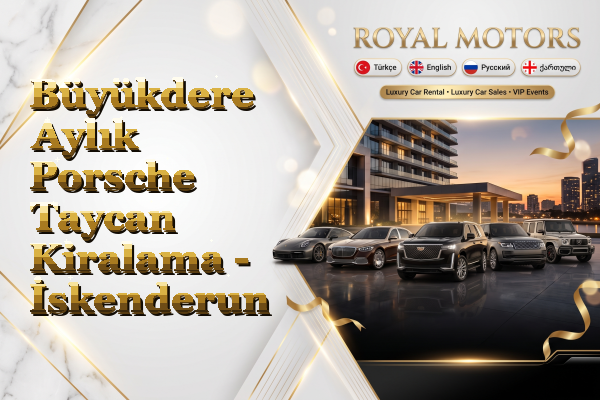 Büyükdere Aylık Porsche Taycan Kiralama - İskenderun