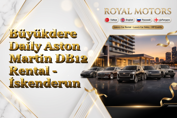 Büyükdere Daily Aston Martin DB12 Rental - İskenderun