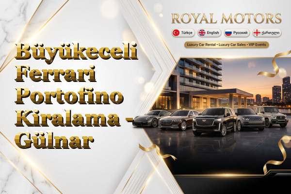 Büyükeceli Ferrari Portofino Kiralama - Gülnar