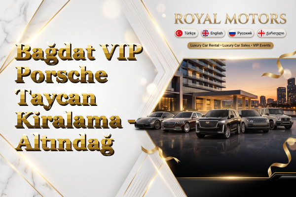 Bağdat VIP Porsche Taycan Kiralama - Altındağ