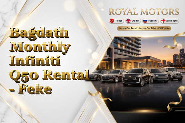 Bağdatlı Monthly Infiniti Q50 Rental - Feke
