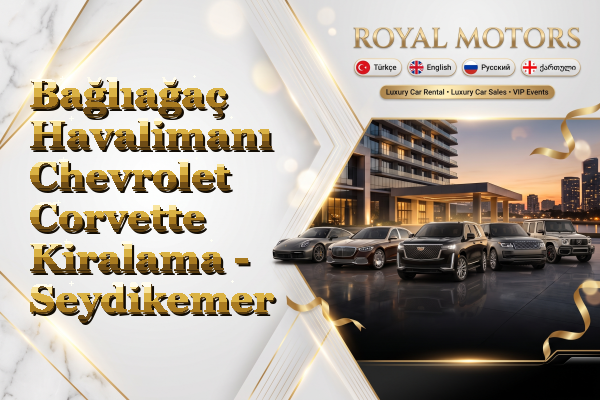Bağlıağaç Havalimanı Chevrolet Corvette Kiralama - Seydikemer