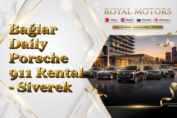 Bağlar Daily Porsche 911 Rental - Siverek