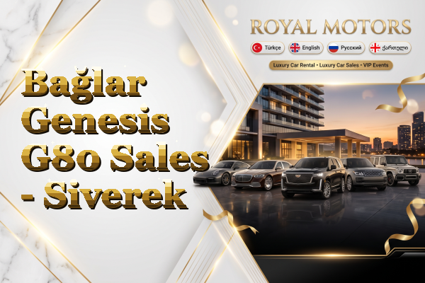 Bağlar Genesis G80 Sales - Siverek