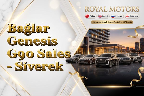 Bağlar Genesis G90 Sales - Siverek