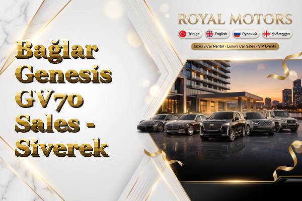Bağlar Genesis GV70 Sales - Siverek