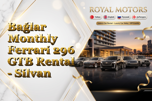 Bağlar Monthly Ferrari 296 GTB Rental - Silvan