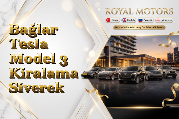 Bağlar Tesla Model 3 Kiralama - Siverek
