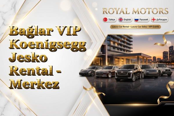 Bağlar VIP Koenigsegg Jesko Rental - Merkez