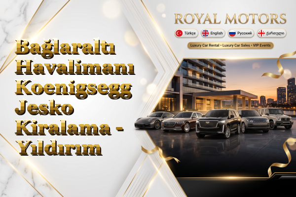 Bağlaraltı Havalimanı Koenigsegg Jesko Kiralama - Yıldırım