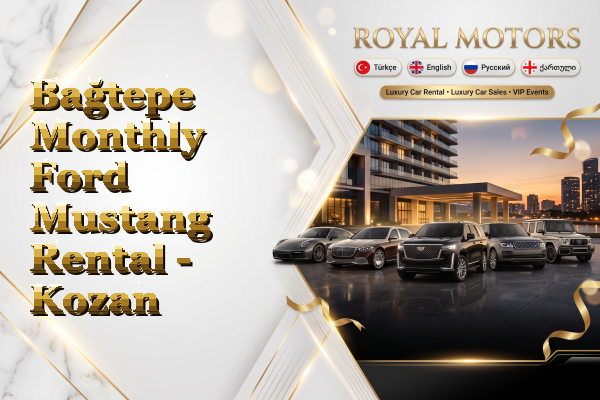 Bağtepe Monthly Ford Mustang Rental - Kozan