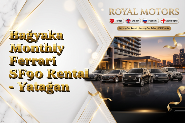 Bağyaka Monthly Ferrari SF90 Rental - Yatağan