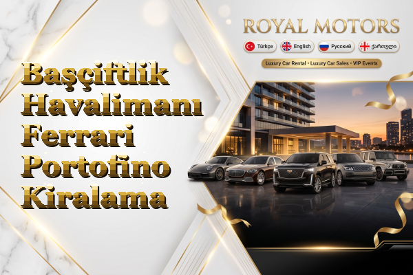 Başçiftlik Havalimanı Ferrari Portofino Kiralama