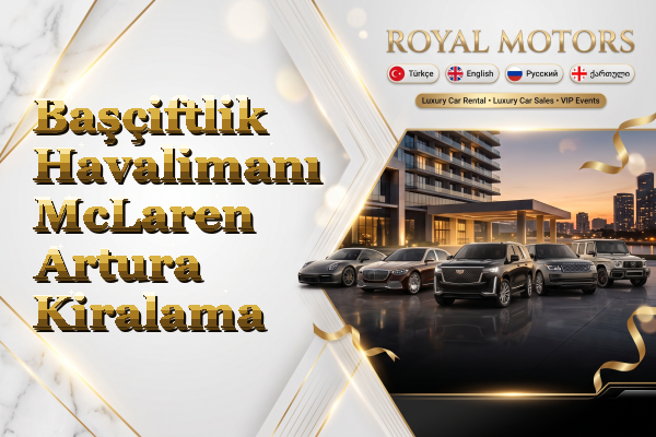 Başçiftlik Havalimanı McLaren Artura Kiralama