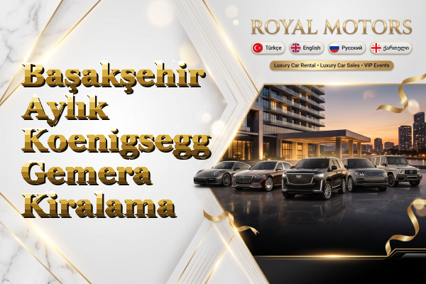 Başakşehir Aylık Koenigsegg Gemera Kiralama