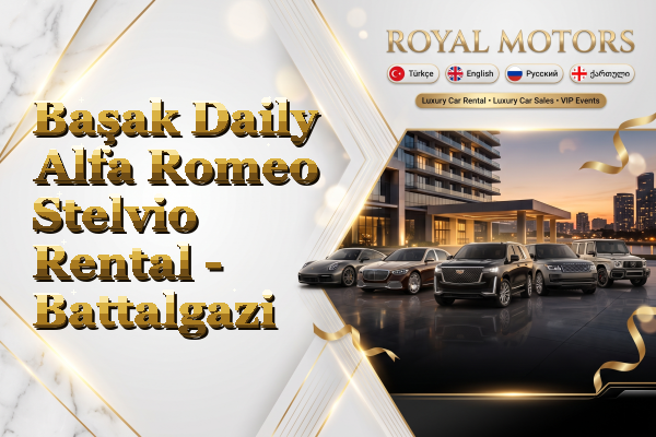 Başak Daily Alfa Romeo Stelvio Rental - Battalgazi