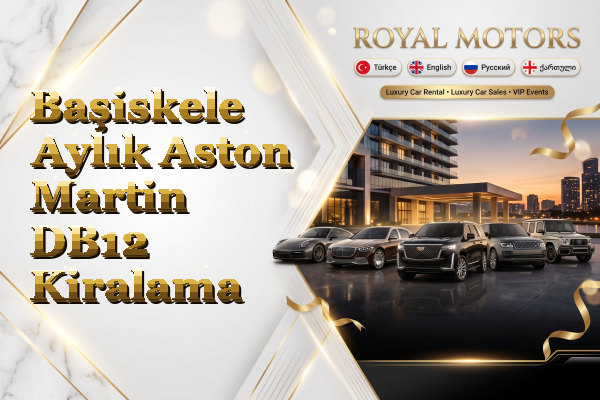 Başiskele Aylık Aston Martin DB12 Kiralama