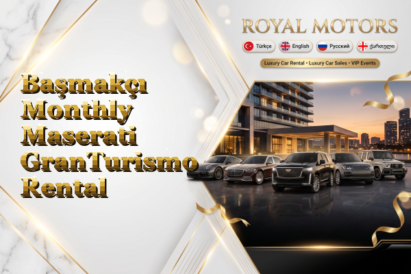 Başmakçı Monthly Maserati GranTurismo Rental