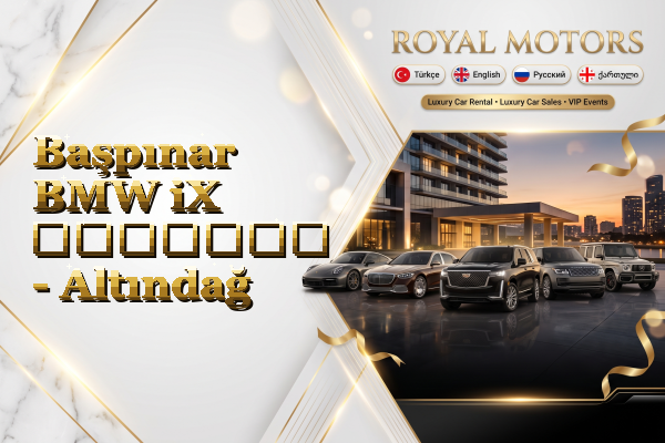 Başpınar BMW iX გაყიდვა - Altındağ