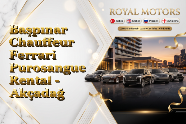 Başpınar Chauffeur Ferrari Purosangue Rental - Akçadağ