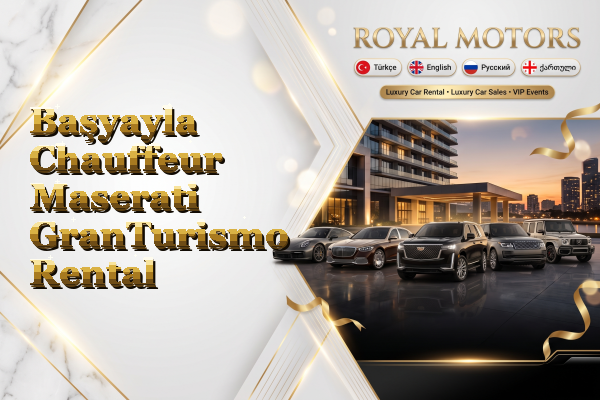 Başyayla Chauffeur Maserati GranTurismo Rental