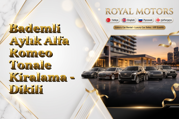 Bademli Aylık Alfa Romeo Tonale Kiralama - Dikili