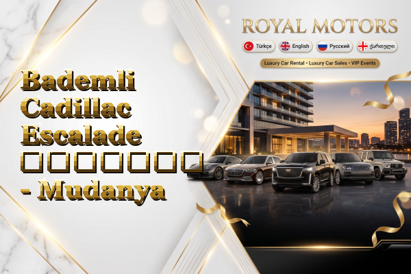 Bademli Cadillac Escalade გაყიდვა - Mudanya