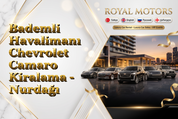 Bademli Havalimanı Chevrolet Camaro Kiralama - Nurdağı