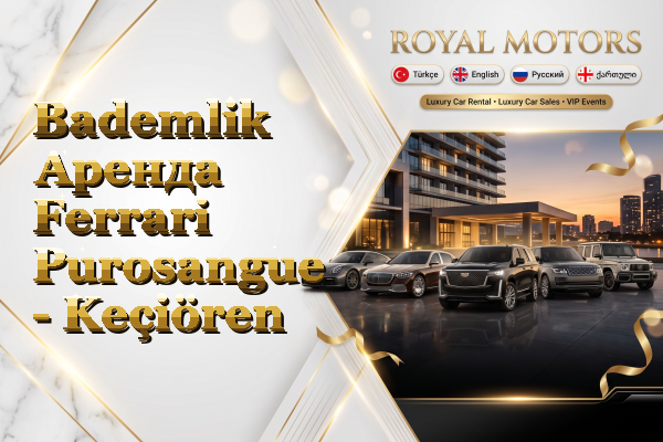Bademlik Аренда Ferrari Purosangue - Keçiören