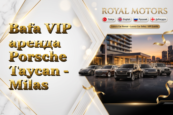 Bafa VIP аренда Porsche Taycan - Milas