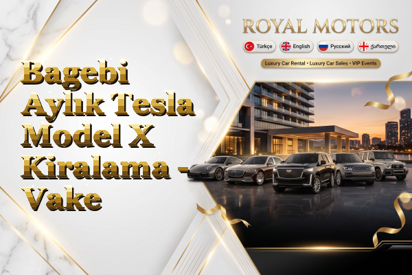 Bagebi Aylık Tesla Model X Kiralama - Vake