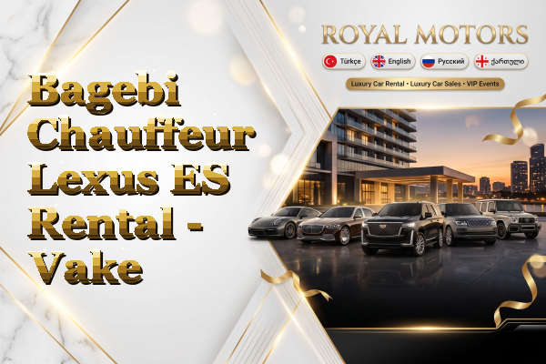 Bagebi Chauffeur Lexus ES Rental - Vake