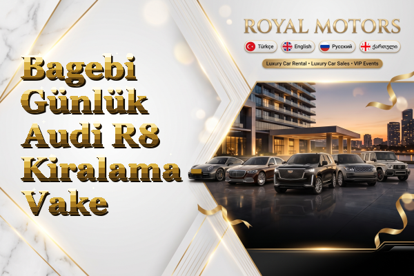 Bagebi Günlük Audi R8 Kiralama - Vake